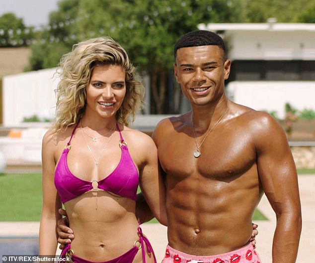 Megan soared to fame on season five of Love Island in 2018, finishing fourth with Wes Nelson (pictured). The couple split five months after the show ended