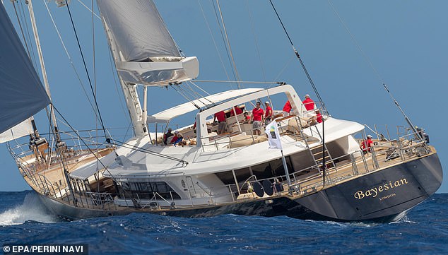 The 'Bayesian' sailing boat sank at dawn on 19 August off Porticello, near Palermo, after a tornado hit the area