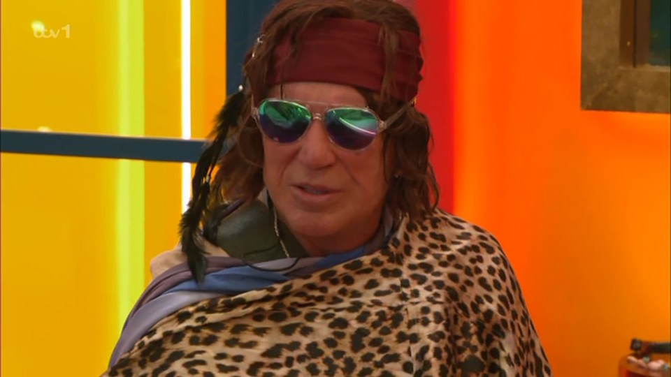 Mickey Rourke on Celebrity Big Brother.