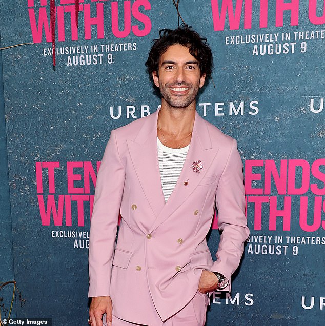 James Baldoni at the premiere of It Ends With Us in 2024. It was during filming for the movie that Lively alleges Baldoni sexually harassed her