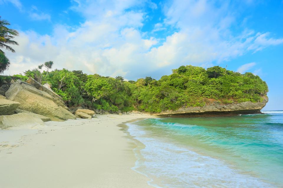 Beautiful beach on Sumba Island.