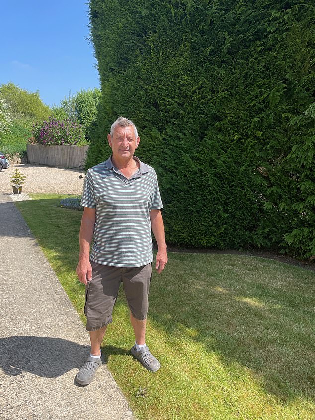 Trevor Clements, 73, whose home overlooked the patch of grass where the geese hung out every evening told of the chaos that greeted him when he arrived home on Wednesday evening