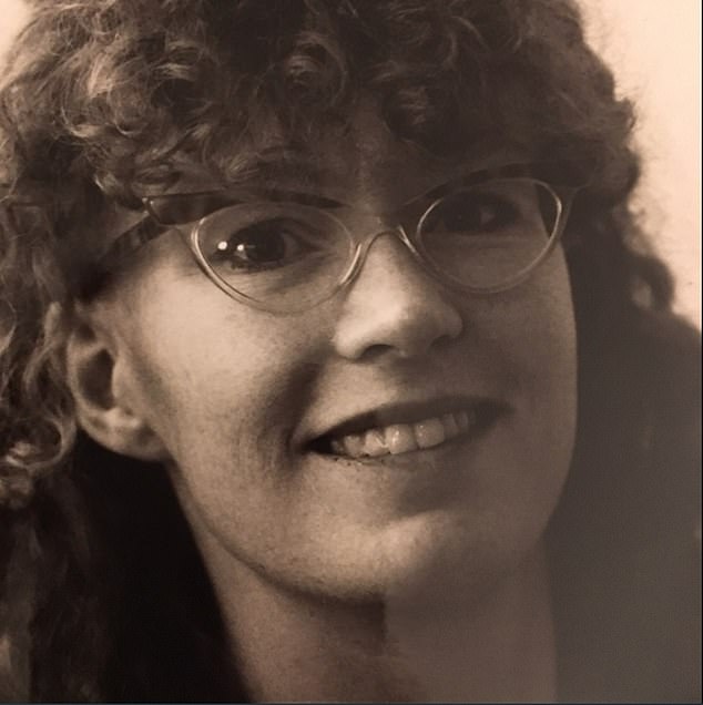 The mother-of-one (pictured when she was younger) still commutes each day to Novo's ultra-secure laboratory in the northern suburbs of Copenhagen