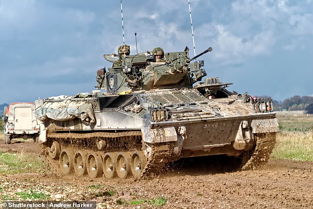 Soldiers have been told they are not allowed to fly drones overhead due to health and safety reasons - even if their colleagues are sat in a tank at the time