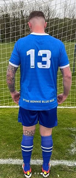 The 17-man squad, which describes itself as a 'a drinking team with a football problem', revealed the new uniform last month