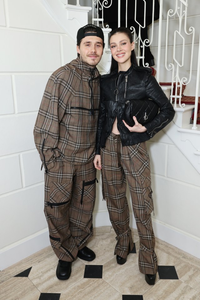 Brooklyn Beckham and Nicola Peltz at a fashion week after-party.