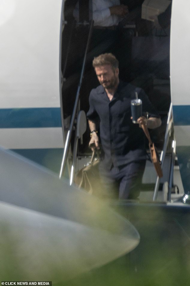 The family marked the milestone with a luxury trip to the French capital as they flew off in their £40million private jet