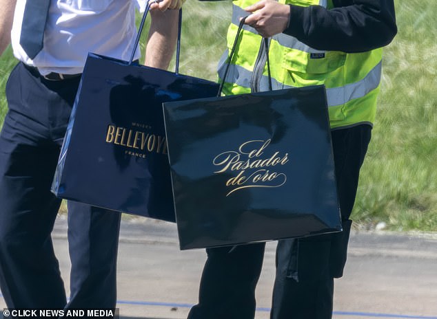 They arrived back with armfuls of luxury goods