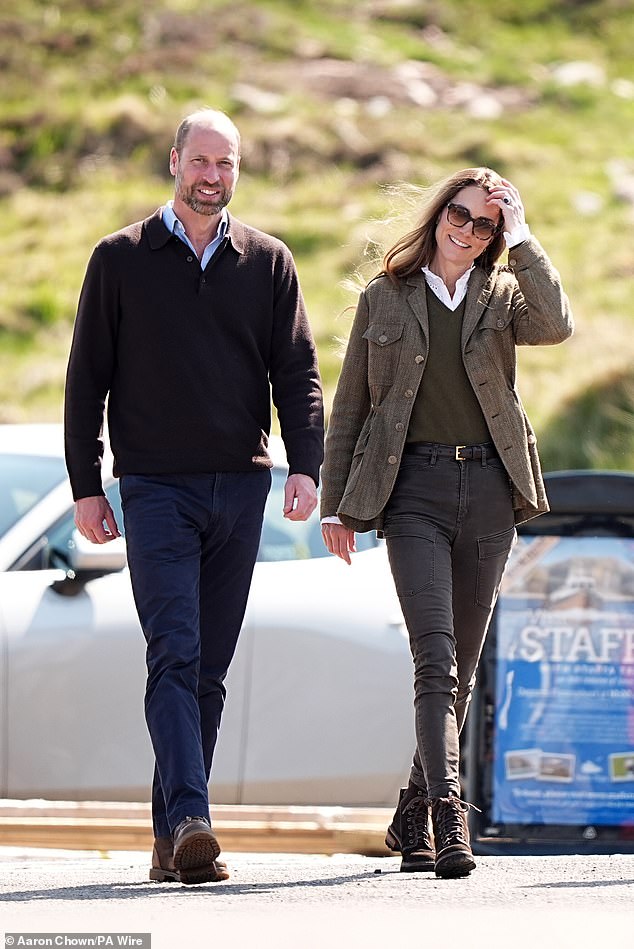 Prince William and Princess Catherine of Wales also own as the Duke and Duchess of Rothesay when in Scotland, meeting those who run the public ferry service this week