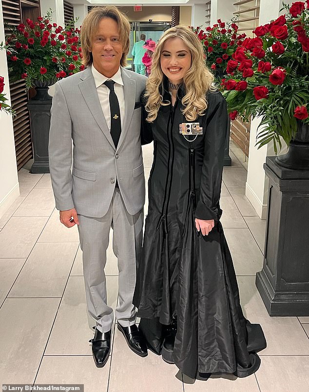 Last year, the pair flashed cheerful smiles while stopping by the event - and the teen donned a stylish Gianfranco Ferre dress which had previously been worn by Janet Jackson