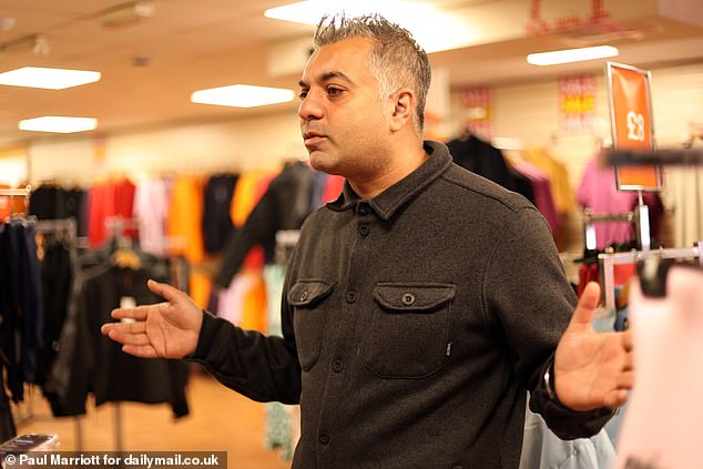Locals said crime is not an issue during the day, but Mr Talwar admitted he gets 'scared' at night as people under the influence of Class A's 'switch' and anti-social behaviour begins