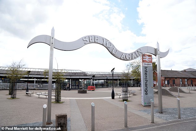 The town's 'run-down' main railway station is also undergoing a £3.3million refurbishment