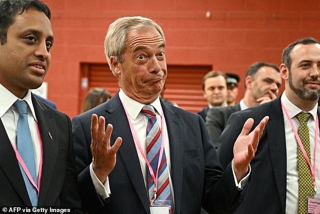 'In the wake of Reform¿s destruction of Labour and the Tories in Thursday¿s elections, the British political establishment is preparing to indulge in yet another ritualistic Dance of the Dead,' writes Dan Hodges. Pictured: Reform leader Nigel Farage