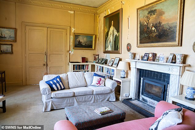 Naturally, the upkeep of the 50-room decaying Great Fulford stately home is a full time job for Francis and his wife