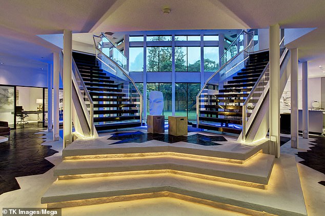 The unique four-bedroom, five-bathroom property, designed to look like a stealth fighter, is located in Houston, Texas , and has become something of a local landmark