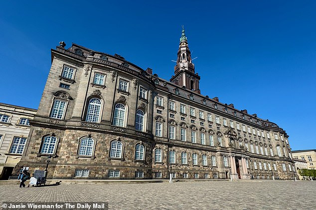 The Danish Parliament Building in Copenhagen