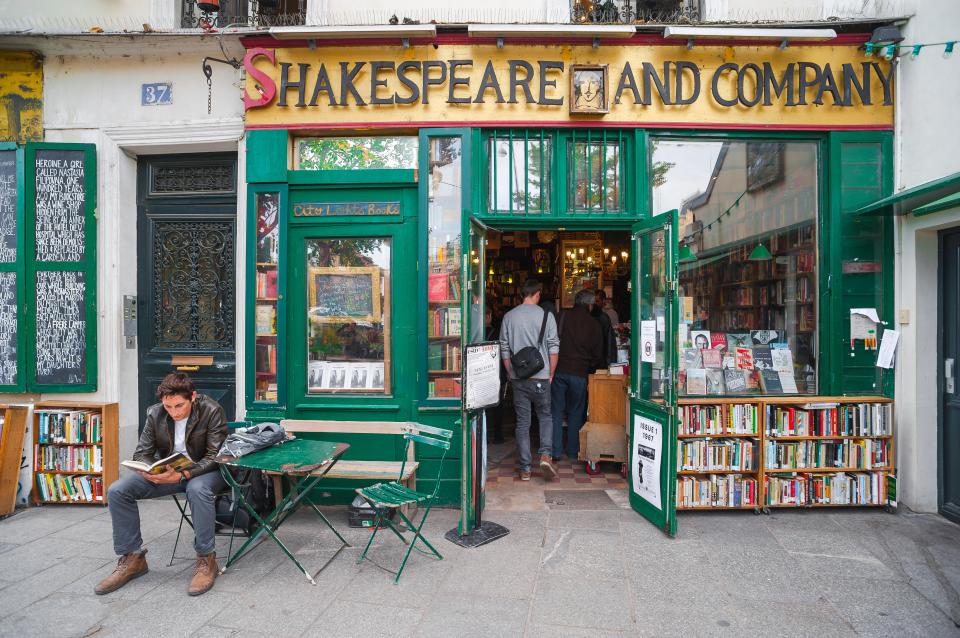 Shakespeare and Company bookstore in Paris.