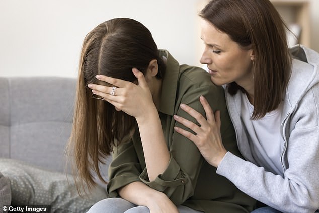 There is much to be said for physical communication - some teenagers respond best to a hug, which reduces cortisol also known as the stress hormone