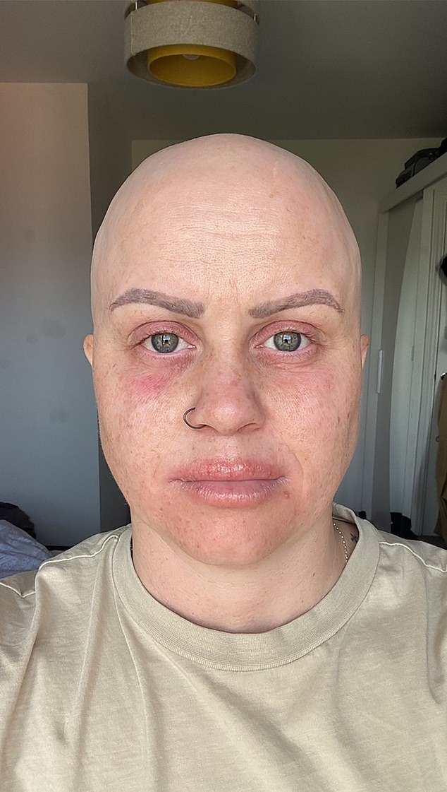 Louisa underwent 18 weeks of chemotherapy and was then put on a PARP inhibitor tablet
