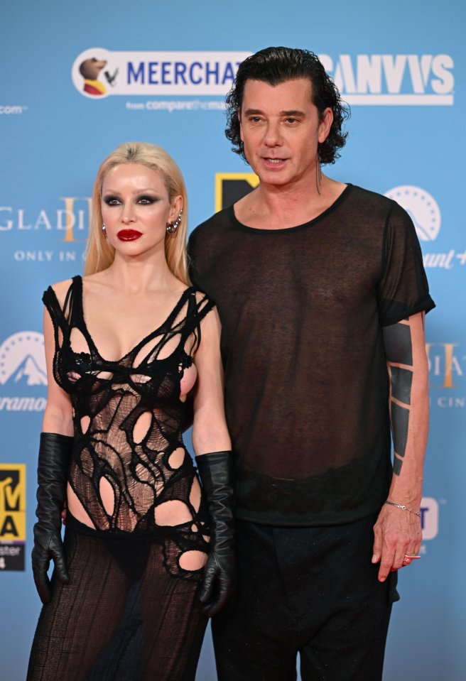 Xhoana X and Gavin Rossdale at the MTV European Music Awards.