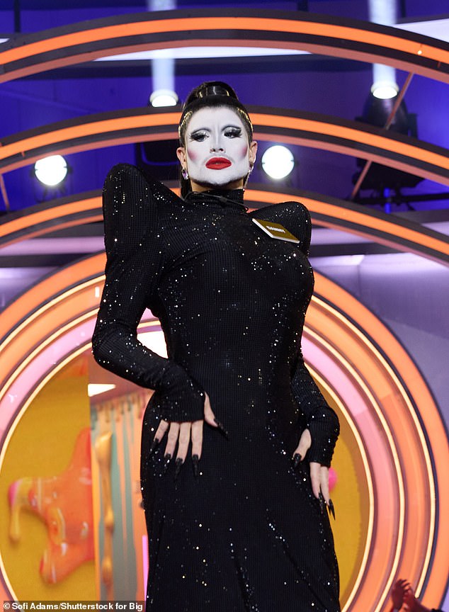 Danny entered the CBB house in full drag but decided to spend the next three weeks in the social experiment as themselves - showing the public a whole other side