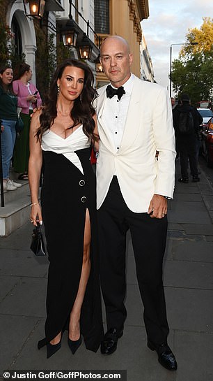 Male guests appeared to receive a white tuxedo memo, while female guests opted for glamorous gowns