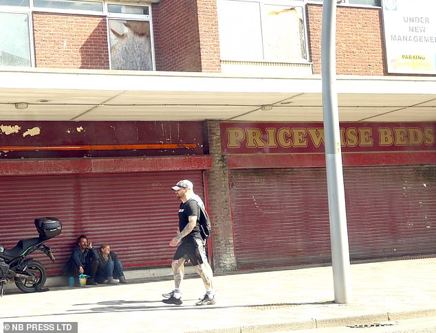 'There are men walking around like zombies, staggering about', she added