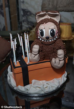 She even had a Labubu cake made