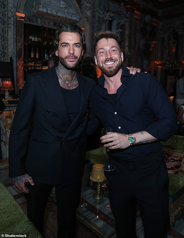 Pete and Sam were naturally side by side at the bash