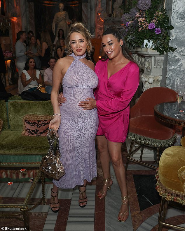 Georgia was also pictured with another pal Lara Accison