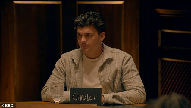 The Traitors winner Harry Clark during the filming of the show in 2023