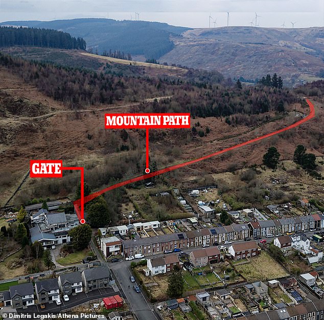 For sixty years, walkers, cyclists and horse riders had used the path in the South Wales Valleys