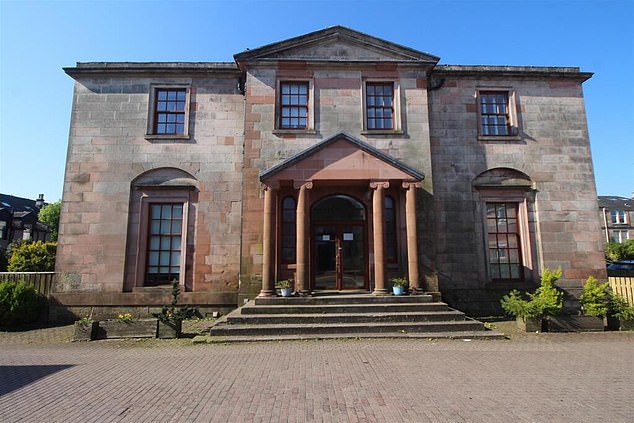 A two-bedroom, two-bathroom garden flat inside a former mansion house in Greenock's West End, Inverclyde, at neillclerk.co.uk