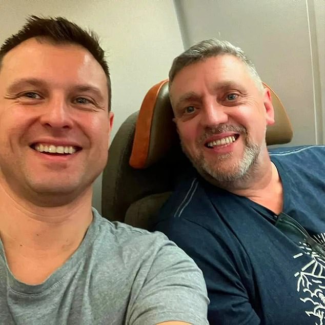 Mr Lawrence (left) and Mr Short moved to the area from Milton Keynes in 2022. They plan to return there, following the council's 'barmy' decision