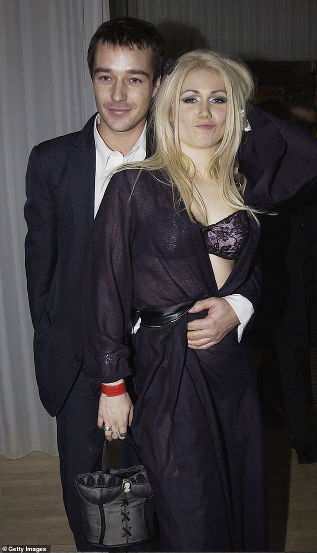 James Gooding with a 'friend' at the 2003 EMI Party at The Sanderson Hotel in February 2003 - the night he had a bust-up with Kylie over her performance with Justin Timberlake
