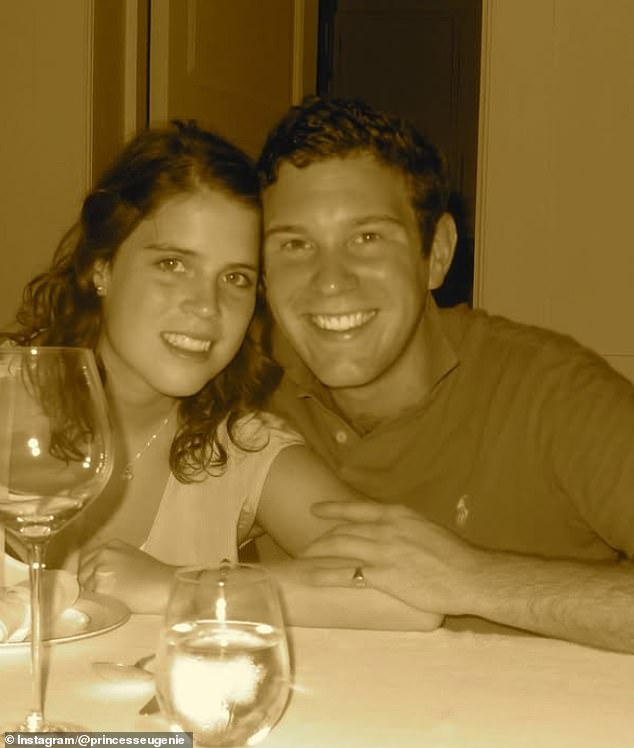 In her final image, she shared a throwback image of them having dinner in the early days of dating