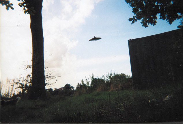 Photo of an alleged UFO in Tonbridge, Kent, in 2002, unrelated to Rogers' case. Rogers said the stigma around UFOs has prevented him from naming the astronauts who have seen them on space flights