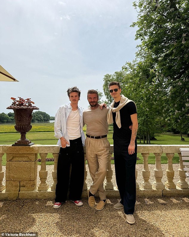 David turned 50 on May 2 and the family marked the milestone with a luxury trip to the French capital as they flew off in their £40million private jet