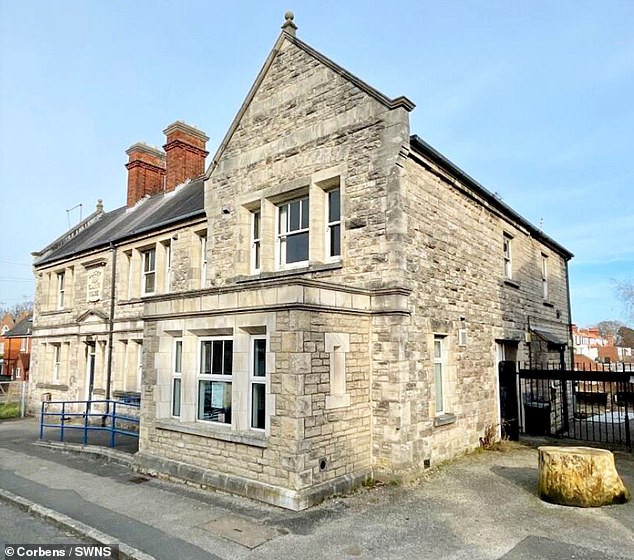 The building was built in 1899 to serve as a police station in Swanage in Dorset.