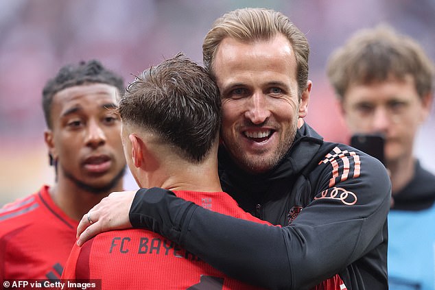 Kane will be eligible to play in the last two games of the season as Bayern celebrate with fans