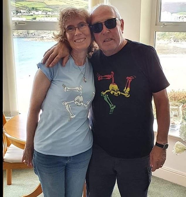 The father-of-two (pictured with his wife Sarah) continued: 'I can't describe the last ten years, it's been awful, and I don't want other families to go through this. And the fact is that thousands of families do'