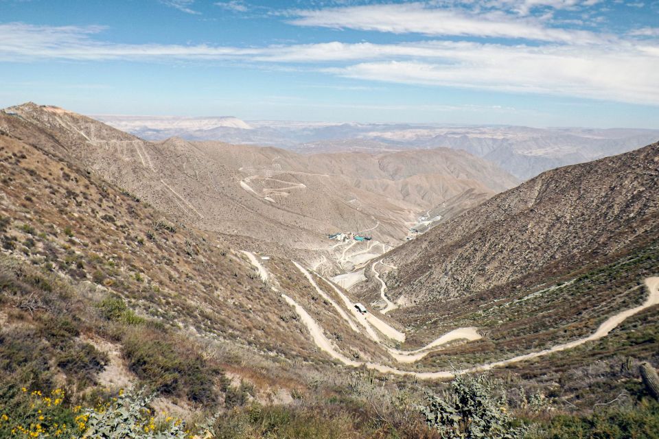 Aerial view of the La Esperanza gold mine in Peru where a fire killed at least 27 workers.