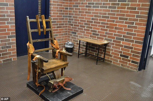 Pictured above is an electric chair used by the South Carolina Department of Corrections. The last electric chair execution took place in 2020 in Tennessee