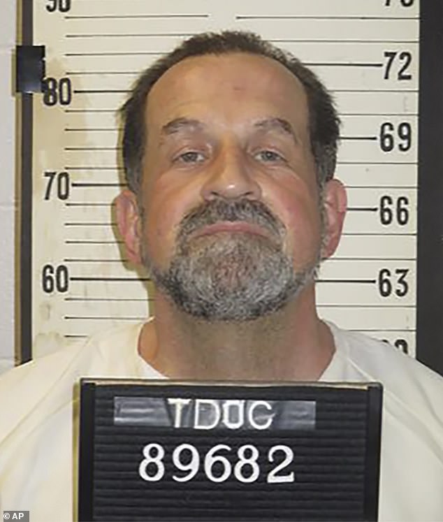 Nicholas Sutton, pictured here, was the last inmate executed via electric chair in Tennessee in 2020. He was sentenced to death in 1985 for stabbing fellow inmate Carl Estep