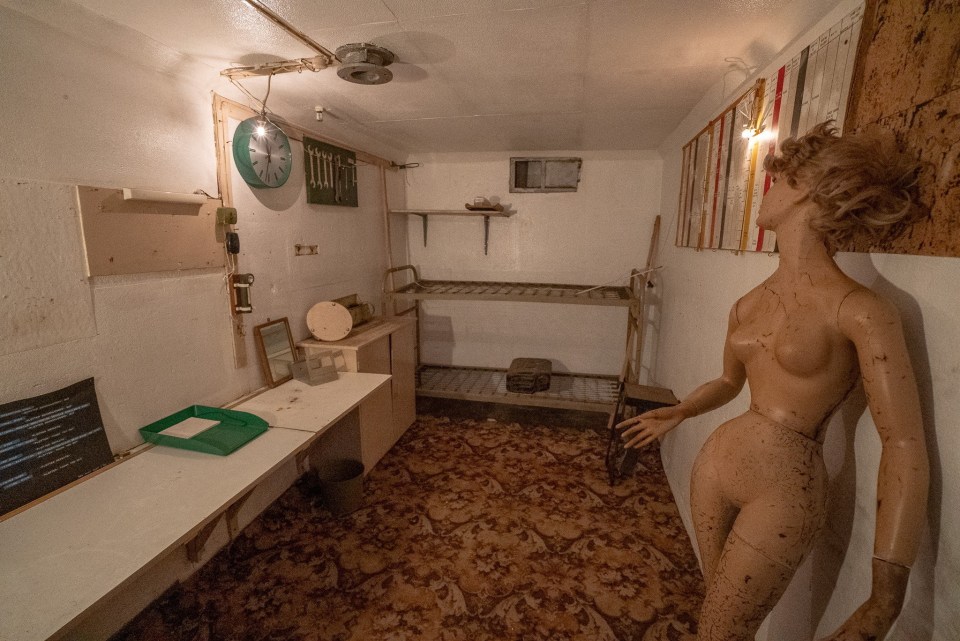 Interior of a Cold War-era bunker.