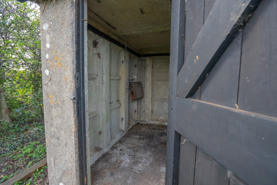 Interior of a Cold War-era bunker.