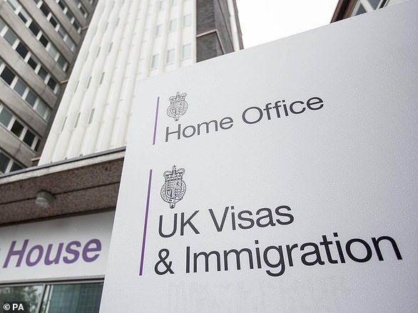 At the second hearing, Home Office lawyer Don Marcantonio-Goodhall raised a concern about an ¿an unexplained payment of £1,500¿ (Pictured: Home Office Stock Image)