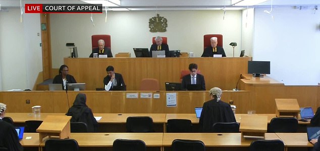 Sir Geoffrey Vos, Master of the Rolls, pictured on Friday as he rejected Harry's appeal