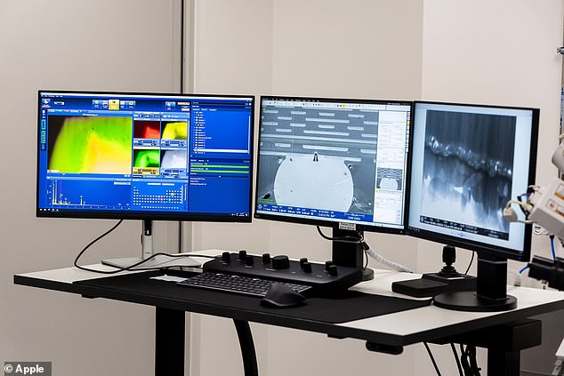 Apple has invested in a scanning electron microscope and a focused ion beam (FIB) microscope, which can achieve imaging resolution of just 5nm