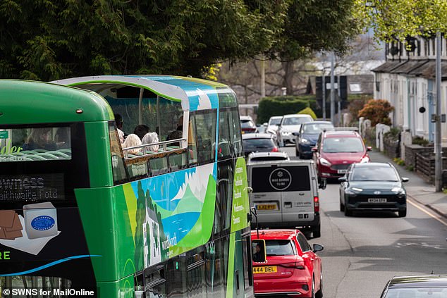 The Stagecoach run Lakesider bus service runs through Ambleside - but has an open-top roof and audio commentary ideal for tourists